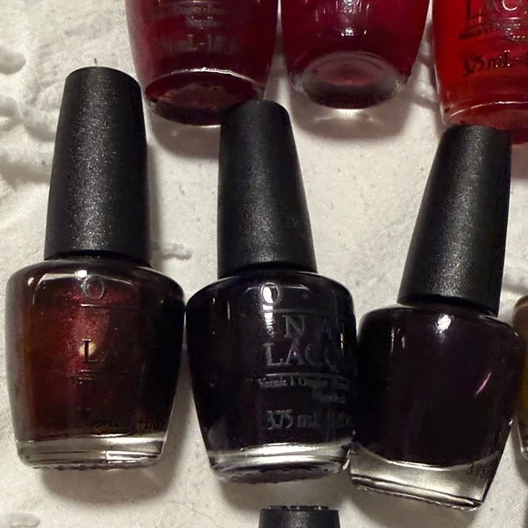 OPI Nail Polish Collection - Burgundy, Pink, Black, Nude, Silver, White - Picture 4 of 9